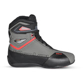 BELA BLAZE Moto Couro Botas Homem Preto Cinza Vermelho - Imagem do lado direito de Boots